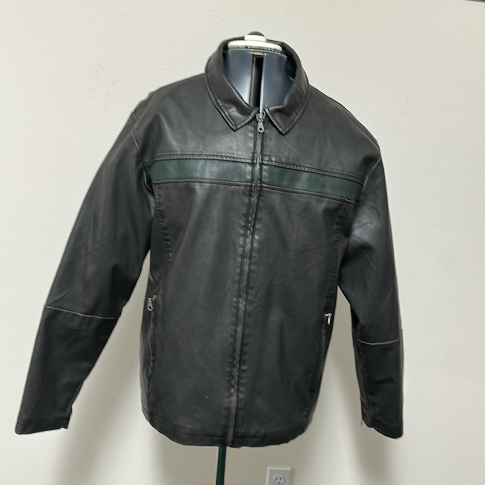 Parts, leather jacket for men size large